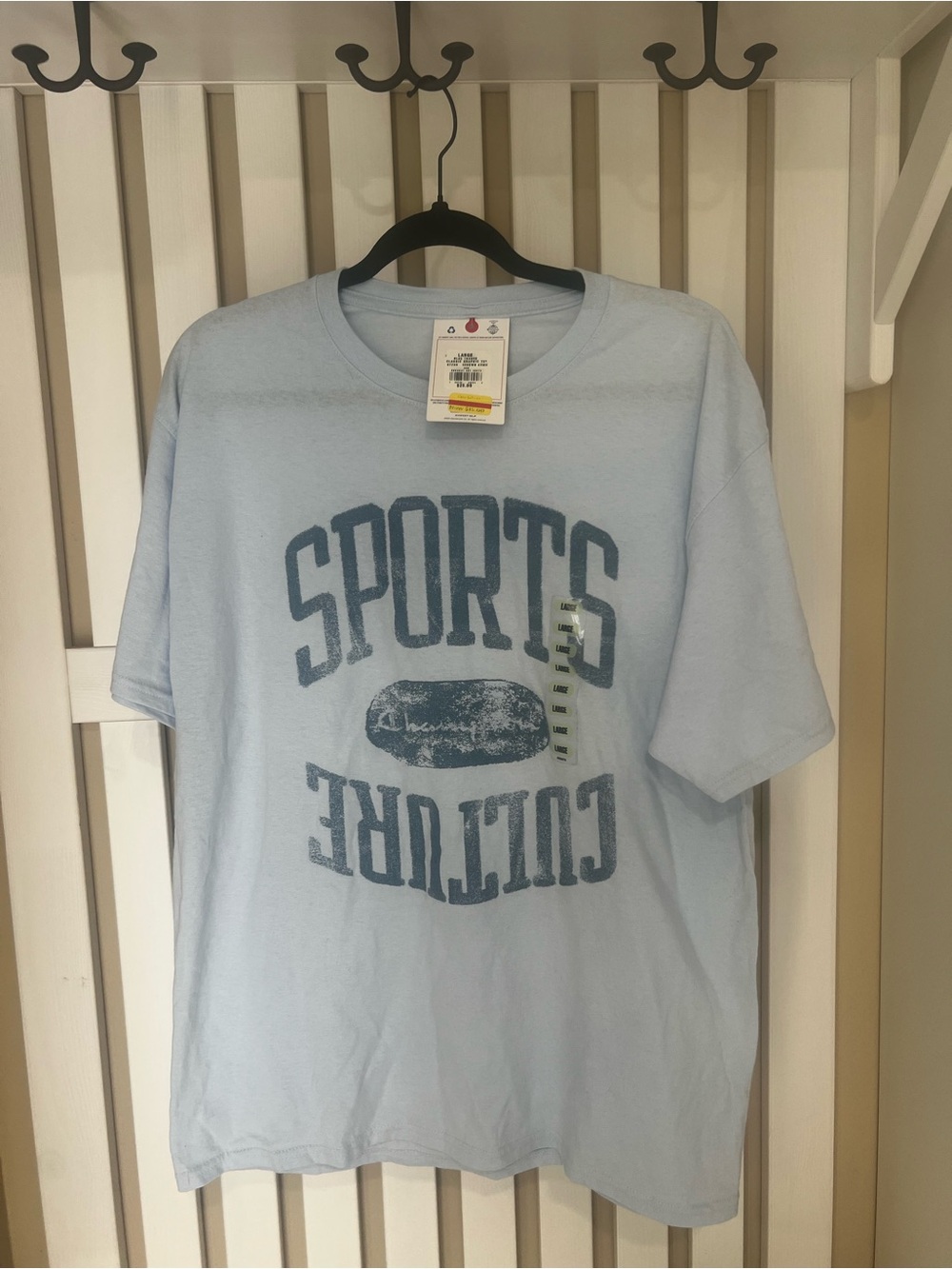 Champion Light Blue 'SPORTS CULTURE' Graphic Tee - Picture 1 of 2